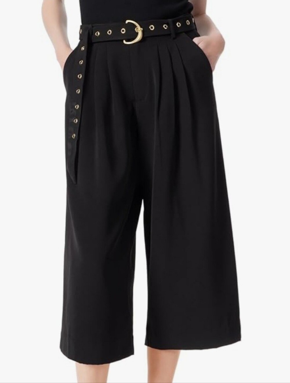 DO By Dee Ocleppo Belted Crop Wide Leg Pants - Mariana - Size 14 - NWT